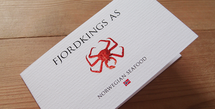 Fjordkings visittkort / logo